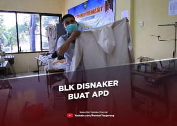 BLK Disnaker Kota Tangerang Berikan Pelatihan Buat APD