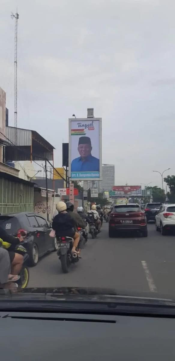 Izin Pemasangan Baliho Bacalon Walikota Tangsel Disoal