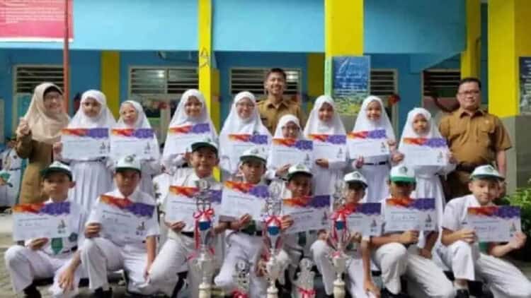 Pelajar MIN 2 Tangsel Raih Juara Pramuka Yaspina Scout Competition