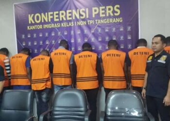 Tak Miliki Dokumen, Imigrasi Tangerang Tangkap 10 Warga Nigeria