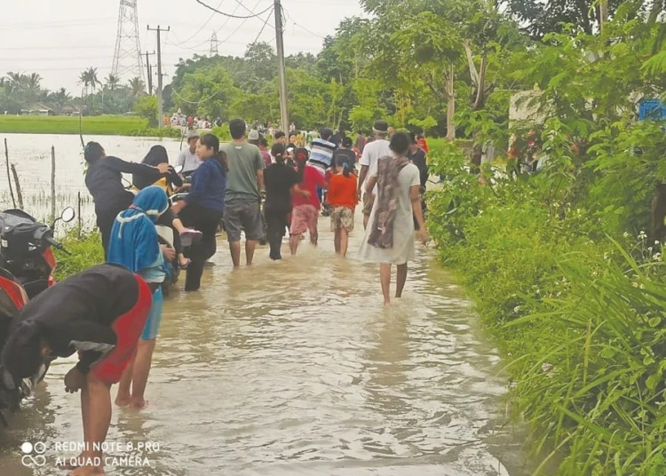 Puluhan Rumah di Ciruas Terendam Banjir