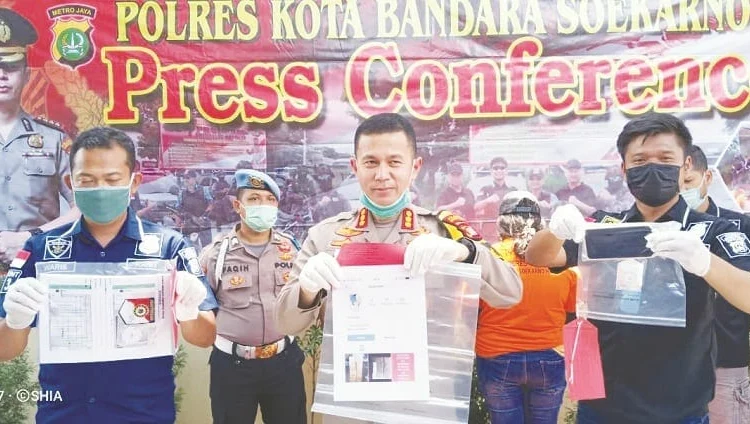 Polres Bandara Bongkar Mahasiswi Penipu Jual Beli Masker Murah