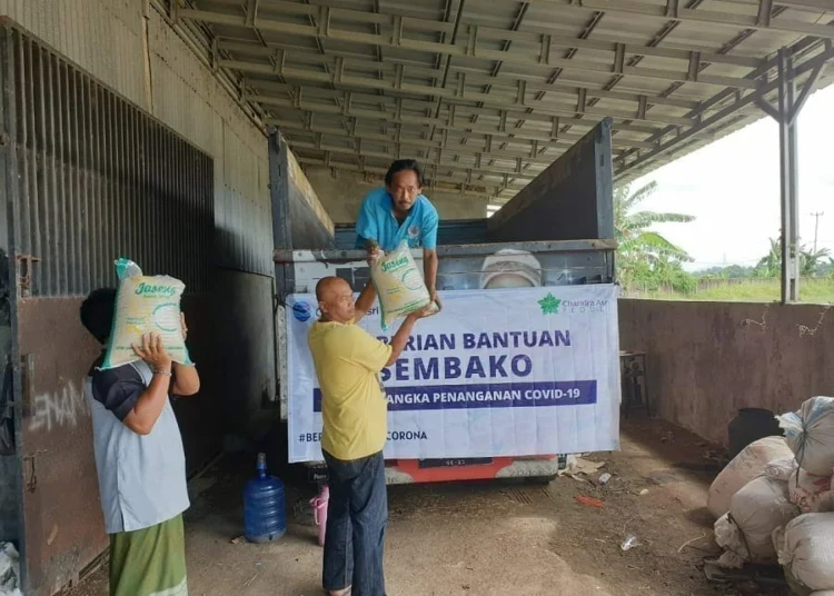 17 Ton Beras Jaseng Disebar untuk Terdampak Covid-19 di Kabupaten Serang
