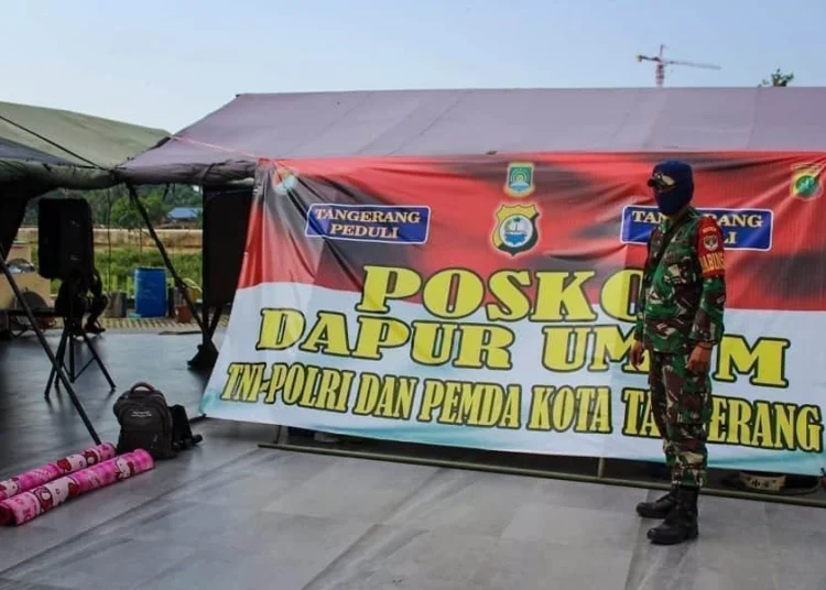 Dapur Umum TNI-Polri dan Pemkot Tangerang