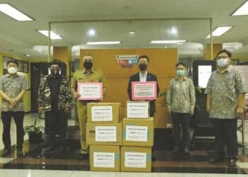 Korean Association Tangerang Beri Bantuan Penanganan Covid-19