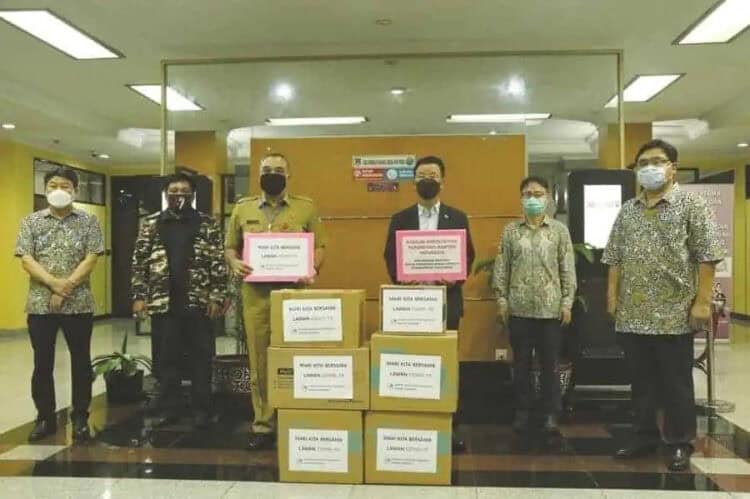 Korean Association Tangerang Beri Bantuan Penanganan Covid-19