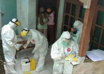 Keluarga di Pandeglang OTG Positif Covid-19 Diswab Tes