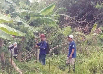 Pengukuran Tanah PTSL di Pasanggarahan Masuk Tahap Akhir