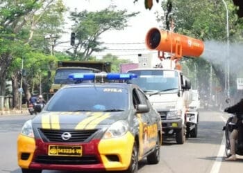 PMI Kota Tangerang Kembali Disinfeksi Wilayah