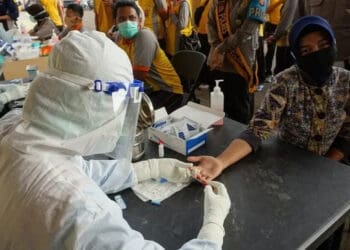 800 Personel Polres Pandeglang Lakukan Rapid Tes