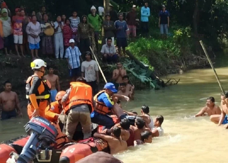 Bocah Tenggelam di Sungai Cimanis Ditemukan Tak Bernyawa