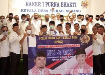 Forum Mantan Kades di Kabupaten Serang Dukung Nasrul-Eki