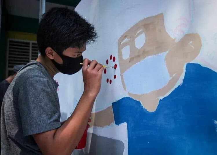 Lomba Mural Siswa Bertema Covid-19