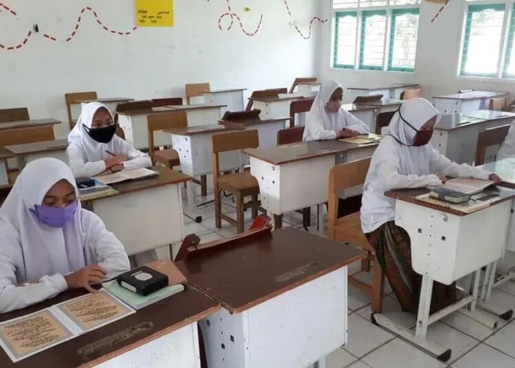 Suasana Belajar Mengajar di Tengah Pandemi