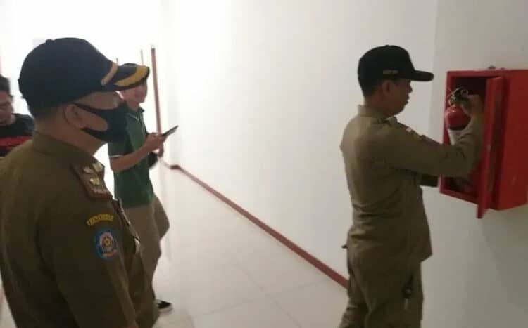 Empat Tahun, APAR Gedung Setda Pandeglang Dibiarkan Kedaluwarsa