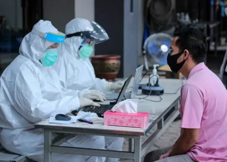 Swab Test Jemaat Gereja di Moderland