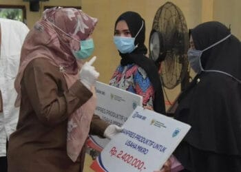 369 Pelaku UMKM Pandeglang Dapat Banpres Rp 2,4 Juta