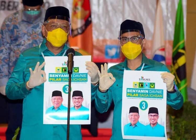 Pengundian Nomor Urut Pasangan Pilkada Tangsel