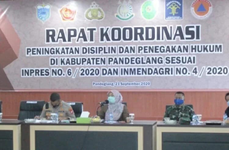 Struktur Gugus Tugas Covid-19 Pandeglang Berubah