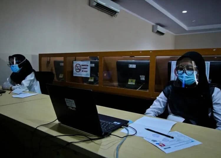 Ratusan Peserta Berebut Kursi CPNS Kota Tangerang