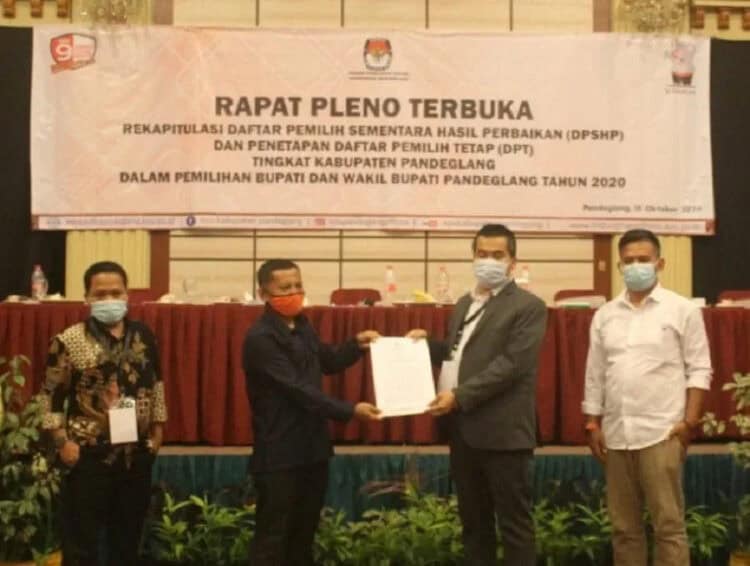 Pilkada Pandeglang Didominasi Pemilih Laki-laki