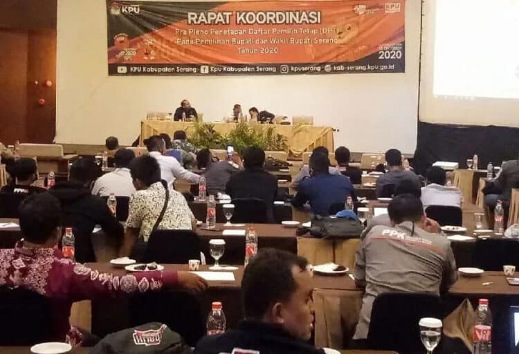 DPS Pilkada Kabupaten Serang Bertambah 3.694‎ Pemilih