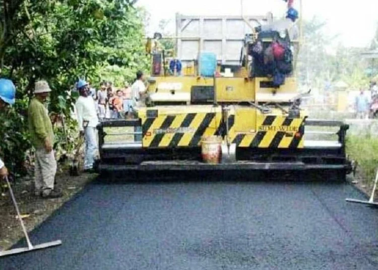 Pembangunan Jalan Desa Malanggah Dipertanyakan