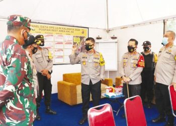 Wakapolda Banten Cek Pos Pengamanan Operasi Lilin Kalimaya