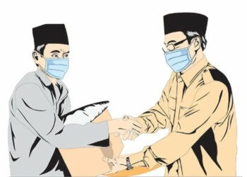 AGPAII Tangsel Serahkan Bantuan Korban Banjir Lebak