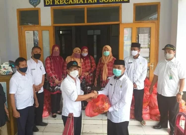 BAZ dan DWP PDAM Bantu Korban Banjir Kabupaten Pandeglang