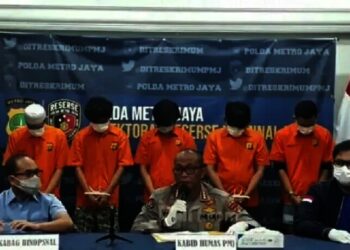 Lima Perampok Minimarket di Ciputat Ditangkap