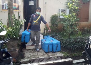 Dinkes Kabupaten Serang  Mulai Distribusikan Vaksin
