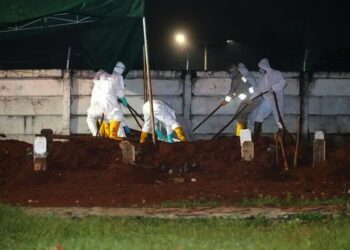 Dalam Seminggu,  27 Jenazah Covid-19 Dimakamkan di TPU Jombang