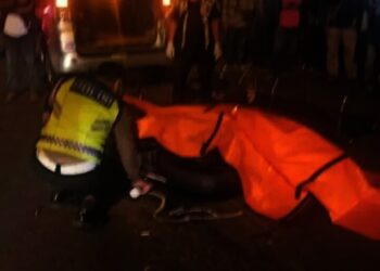 Pemotor Tewas Usai Tabrak Truk di Jalan Pahlawan Seribu