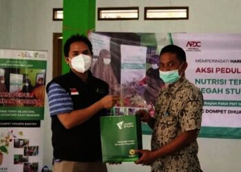 LKC-DD Bersama Laznas Chevron Jakarta Bagikan Ratusan Paket Nutrisi
