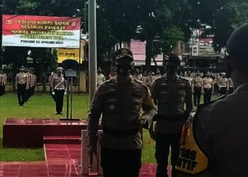 Puluhan Personel Polres Serang Naik Pangkat