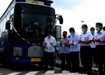 BRT Tayo Koridor IV Resmi Beroperasi di Kota Tangerang