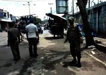 Langgar Perda K3, PKL Bandel Ditertibkan Satpol PP Lebak