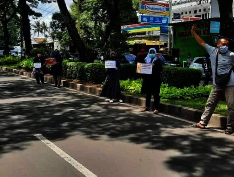 Warga Terdampak Penggusuran Proyek JORR 2 Kembali Galang Bantuan
