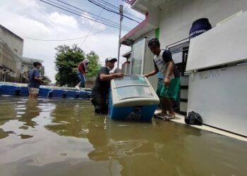 Banjir Periuk Mulai Surut, 25 Pompa Mulai Sedot Air Banjir