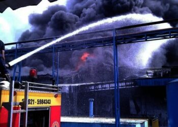 Gudang Indofood Terbakar, Kerugian Ditaksir 1 Miliar