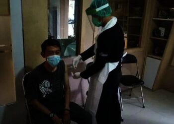 180 Orang Pegawai BPBD Kabupaten Serang Divaksin Covid-19
