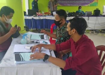 Disdukcapil Kabupaten Tangerang Ganti Dokumen Aminduk Korban Banjir
