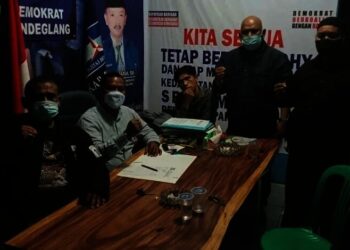Cegah Direbut, Kader Demokrat di Kabupaten Pandeglang Jaga Kantor