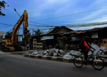 Proses Perbaikan Jalan di Kota Tangerang
