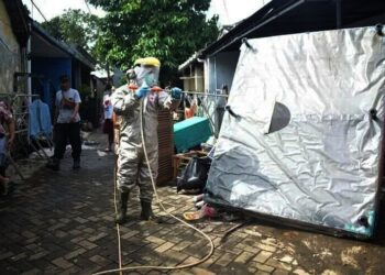 Pemulihan Banjir Periuk, PMI Kota Tangerang Turunkan Tim Sperying