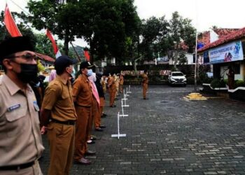 ASN Pemkab Pandeglang Bolos Apel, TPP Dipotong