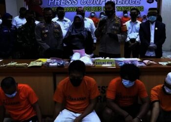 Pesta Sabu, Oknum Kades Balara Tangerang Ditangkap