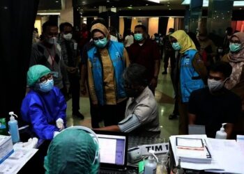 10 Ribu Pedagang Divaksin Selama 5 Hari Bertempat di BSD Junction
