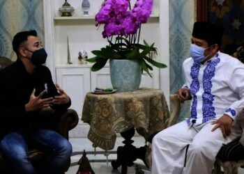 Sambangi Walikota Arief, Rafi Ahmad Jajaki Kerjasama Persikota